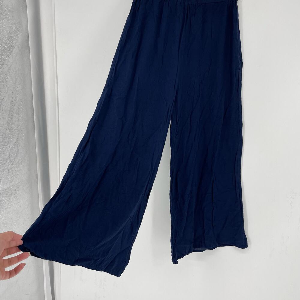 Rue21 High Rise Wide Leg Navy Pants Size Large - Picture 3 of 6